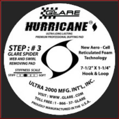 Spider Web and Swirl Removing Pad Step 3