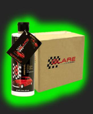 GLARE Professional Polish  (12 oz. - 24 bottles)...  OUT SHINES, PROTECTS YOUR VEHICLE BEYOND ALL CERAMIC POLISHES! CONTAINS GLASSPLEXIN®